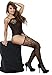 ZIUMUDY Women's Sexy Fishnet Crotchless Strap Floral Bodystocking Stretch Tights (Black)