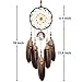 Urdeoms Tree of Life Crystal Dream Catchers for Boys Brown Boho Dream Catcher Wall Decor for Bedroom Adult Smoky Quartz Hanging Decor for Dorm Living Room(NO.10)
