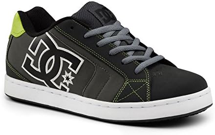 DC SureGrip Mens Net SG Grey/Lime Slip Resistant Work Shoes