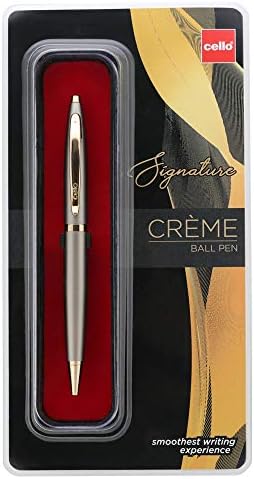 Cello Signature Creme Ivory Ball Pen – Blue | Premium metal pens| smooth writing experience | Ideal for gifting occasions Cello Signature Creme Ivory Ball Pen – Blue | Premium metal pens| smooth writing experience | Ideal for gifting occasions