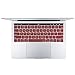 MOSISO Plastic Hard Shell & Keyboard Cover & Screen Protector & Storage Bag Compatible with MacBook Pro 15 Inch, Pure Red
