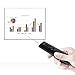Doosl Wireless Presenter, 2.4GHz Rechargeable Powerpoint Remote Control PPT Clicker Presentation Pointer Pen - Black