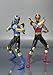 TAMASHII NATIONS Bandai S.H. Figuarts Crimson Thunder Ranger and Navy Thunder Ranger Power Rangers Ninja Storm Action Figure Set