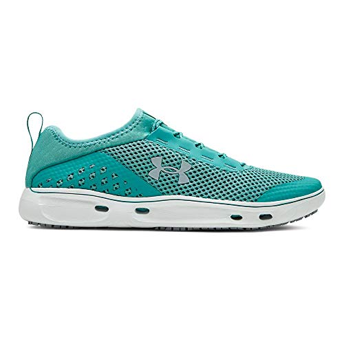 Under Armour Women's Kilchis Sneaker, Azure Teal (301)/Onyx White, 9.5