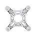 Hooshion Spare Parts Camera Protection Gear Gimbal Damping Plate Shock Absorbing Board with 6 Screws for DJI Phantom 3 Standard RC Drone Helicopter Only