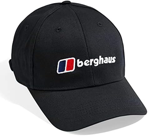 Berghaus Unisex Logo Recognition Cap | Adjustable, Black/Black, ONESZ