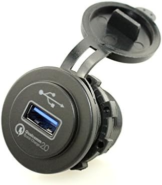 XYZ Boat Supplies Quick Charge USB Charger Socket for Boat/Rv/Car/Motor-home (Quick Charge 2.0)