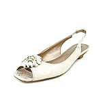 Anne Klein Julieta Open Toe Fabric Slingback Sandals Shoes