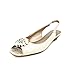 Anne Klein Julieta Open Toe Fabric Slingback Sandals Shoes