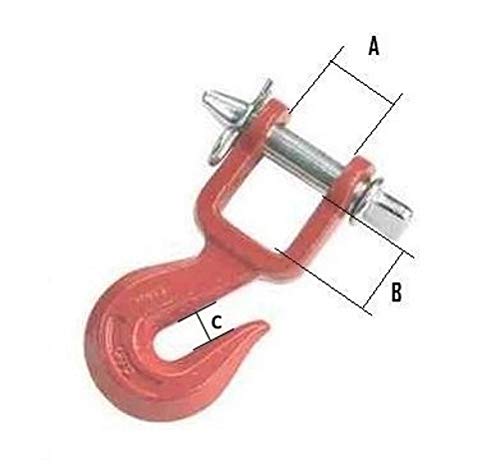 Joma-Tech Ackerschienenhaken zum einhängen in die Ackerschiene Zuglast 4500kg