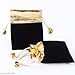 Ladovin 25Pcs Soft Velvet Pouches with Drawstrings for Jewelry Wedding Candy Gift Bags, 4.7