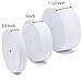 Sunmns 3 Rolls Sewing Stretch Elastic Band Spool, 3/5, 1, 1-1/2 Inch in Width, 5.5 Yards/Roll (White)