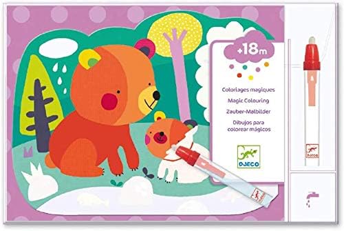 Djeco Hidden In The Woods Magic Colouring 09064 Arts Crafts Craft Kits Kiririgardenhotel Com