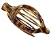 Parcelona French Wide Beak Celluloid Large Side Slide Hair Clips Volume Strong Hold No Slip Grip Girls Hair Claw Clips for Women Durable Styling Paris Hair Accessories, Made In France (Light Shell)