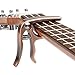 Professional Zinc Alloy Capo for 4-String Ukulele - Soprano & Concert - Lightweight & Rose Gold - Includes 2 Ukulele Picks - BestSounds