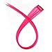 18 Inch High light Clip in Human Hair Extensions 100% Straight Clip on Party Highlights Colored Hair Extensions 6 Pieces/set (Hot Pink)