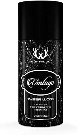 Vintage Collection Amber Wood Pure Essence Spray by Montwood