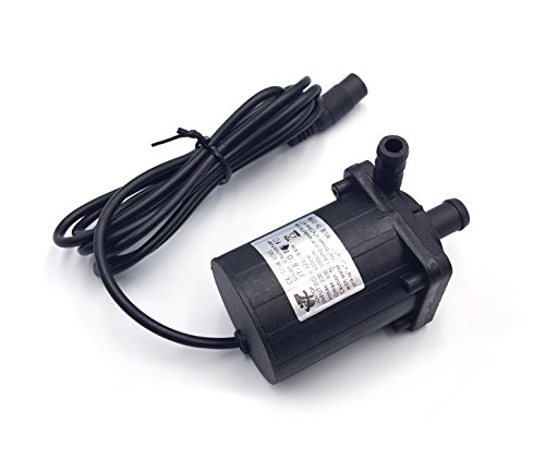 Usmile IP68 DC9-12V 126GPH 480L/H Ultra Quiet Brushless Motor Portable Submersible Pump 16.8W Fountain Water Pump for Aquarium Fish Tank Filter Pond Spout, Statuary, Hydroponics - Thumbnail 5