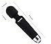 Therapeutic Personal Wand Massager-Upgraded-with 8 Powerful Speeds & 20 Astonishing Vibrating Modes,Rechargeable,100% Waterproof (Black)thumb 4