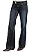Stetson Womens Relaxed Fit Dark Wash 214 City Trouser Jeans Regular Inseam
