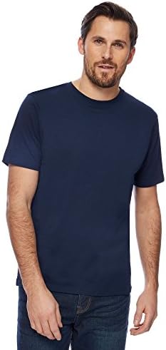 Maine New England Men Big and Tall Navy Crew Neck T-Shirt