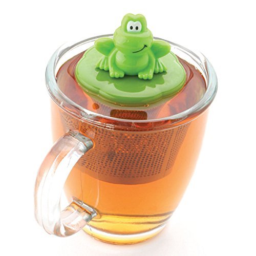 Joie Ribbit Frog Floating Stainless Steel Loose Leaf Tea Cup Infuser Joie Ribbit Frog Floating Stainless Steel Loose Leaf Tea Cup Infuser