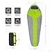 TETON Sports Tracker 5 Lightweight Mummy Sleeping Bag; Great for Hiking, Backpacking and Camping; Free Compression Sack