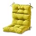Greendale Home Fashions Indoor/Outdoor High Back Chair Cushion, Kiwi