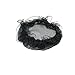 SenseYo 10PCS Bun Hair Nets for Ballet Bun Cover Dance Skating Gymnastics Wedding Performance-Black