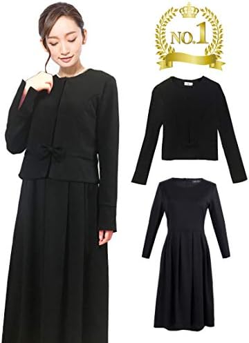 ブラックフォーマル 喪服 レディース セット 礼服 ワンピース ブラック フォーマルウェア レディース喪服 大きいサイズ アンサンブル 冠婚葬祭 オールシーズン ジャケット 2点セット
