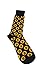 Bitcoin Men's Socks,Black, Yellow,US 7 - 13