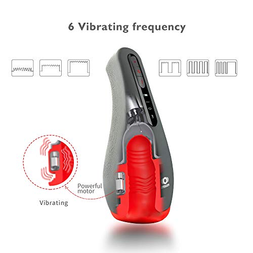 Adult Products Massage Toys for Man Vibration Massager with Heated Hands-Free Massage Tools Handheld Cordless Waterproof Electric Automatic Massage Device Massage Machine for Male