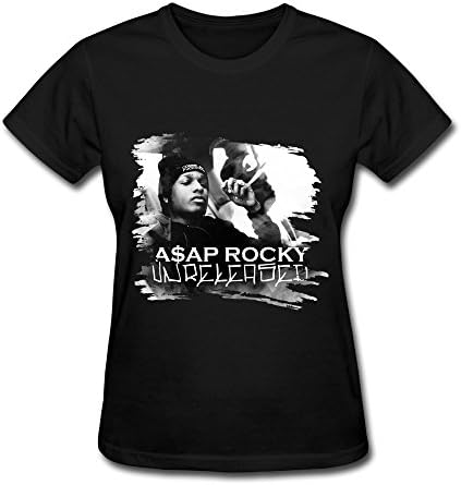 HO Hip Hop Asap Rocky Tour T Shirt For Women Black XS