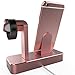 OLEBR Apple Watch Series 3 Stand,iPhone X/8/8Plus7/7Plus/6s/6s Plus Dock,[2 in 1 Charging Dock] Apple Watch Charging Stand, Aluminum Charger Station for iWatch Series 3/2/Series 1/Nike+,iPhone 5 …