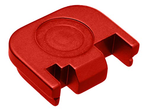 for Glock Back Plate Gen 1-4 17 19 21 22 23 27 30 34 36 41 Red NDZ - Lacrosse Sticks Crossed