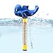 Blufree Pool Thermometer Floating, Shatter Resistant, Indoor Outdoor Thermometer Pond Water Thermometer for Swimming Pools, Spas, Hot Tubs, Aquariums and Pond