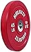 HulkFit Color Coded Olympic 2-Inch Rubber Bumper Plate with Steel Hub for Strength Training, Weightlifting and Crossfit, Single