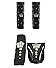 Sino Banyan VIP Style Crown Car Decorations Set,4 PCS,Black