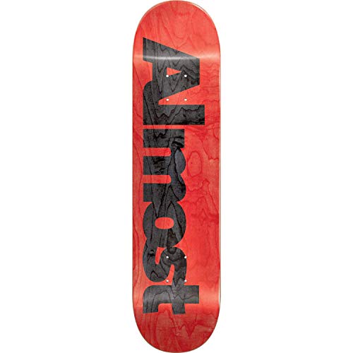 Almost Ultimate Skateboard Deck - 8.25 Red R7 Deck - Assembl