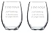 I DO YOGA - Just Kidding... I Drink Wine in Yoga Pants Wine Glass (Set of 2)