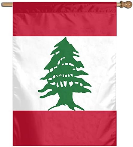 JINYOUR Home Flag Lebanese Flag House Flag Garden Flag 27"x37"