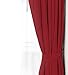 Utopia Bedding Curtain for Bedroom - Rod Pocket Blackout Curtains 63 Inch Length 2 Panels Set - Thermal Curtains & Drapes for Living Room, Bedroom, 52W x 63L Inches, Burgundy