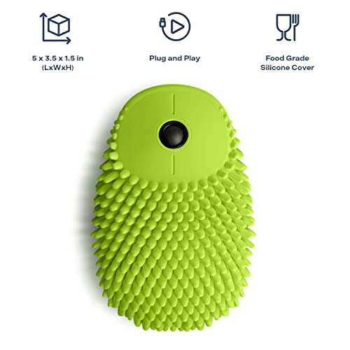 HedgeHog Health Hoglet Wireless Computer Mouse – Cute, Functional, and Tactile Fidget Tool. Combines Stress Relief with Comfort and Style, Perfect for Enhancing Focus and Productivity (Green)