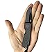 Cool Hand 5.2'' Carbon Fiber Folding Knife, 2'' Polished Black Mirror Ceramic Blade, EDC Foldable Pocket Knife, Liner Lock, 1.5 OZ Light Wight, Ambi Thumb Stud
