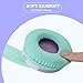On Ear Headphones with Mic, Jelly Comb Foldable Wired Headphones with Microphone, Volume Control for Cell Phone, Tablet, PC, Laptop, MP3/4, Video Game (Green & Purple)thumb 1