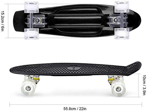 2 ENKEEO+Cruiser+Skateboard+Bendable+Beginners