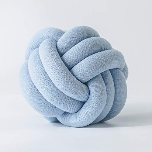 PinShang Handmade Decorative Knotted Ball Shape Throw Pillow Cushion Camel ash 25~30cm in Diameter - Thumbnail 6