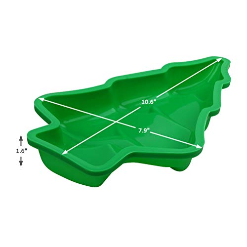 Silicone Christmas Tree Cake Pan, Christmas Tree Mold, Non-stick Bread Baking Pan, Homemade Cake Decorating Tools, Pie Pan Bakeware Mold