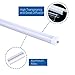 LUMINOSUM, T8 8 Feet LED Tube Single Pin, 40W (80W equivelant), FA8 Base, Milky Cover, Cool White 6000k, AC110-277V, ETL Certified, 20-Pack