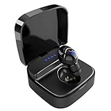 Mini Bluetooth Earbud, Ture Invisible Wireless Earphone V4.2, IPX4 Sweatproof 8-Hr Talking Time Car Bluetooth Headset with HD Mic & Charging Case for iPhone iPad Samsung Android Devices (One PCS)